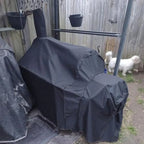 Grill Cover for Oklahoma Joe's Longhorn Offset Smoker Heavy Duty Waterproof UV Resistant