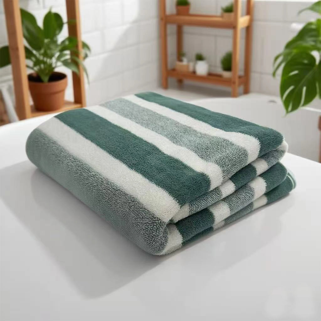 1-pack thick bath towel, water absorption, non shedding, durable