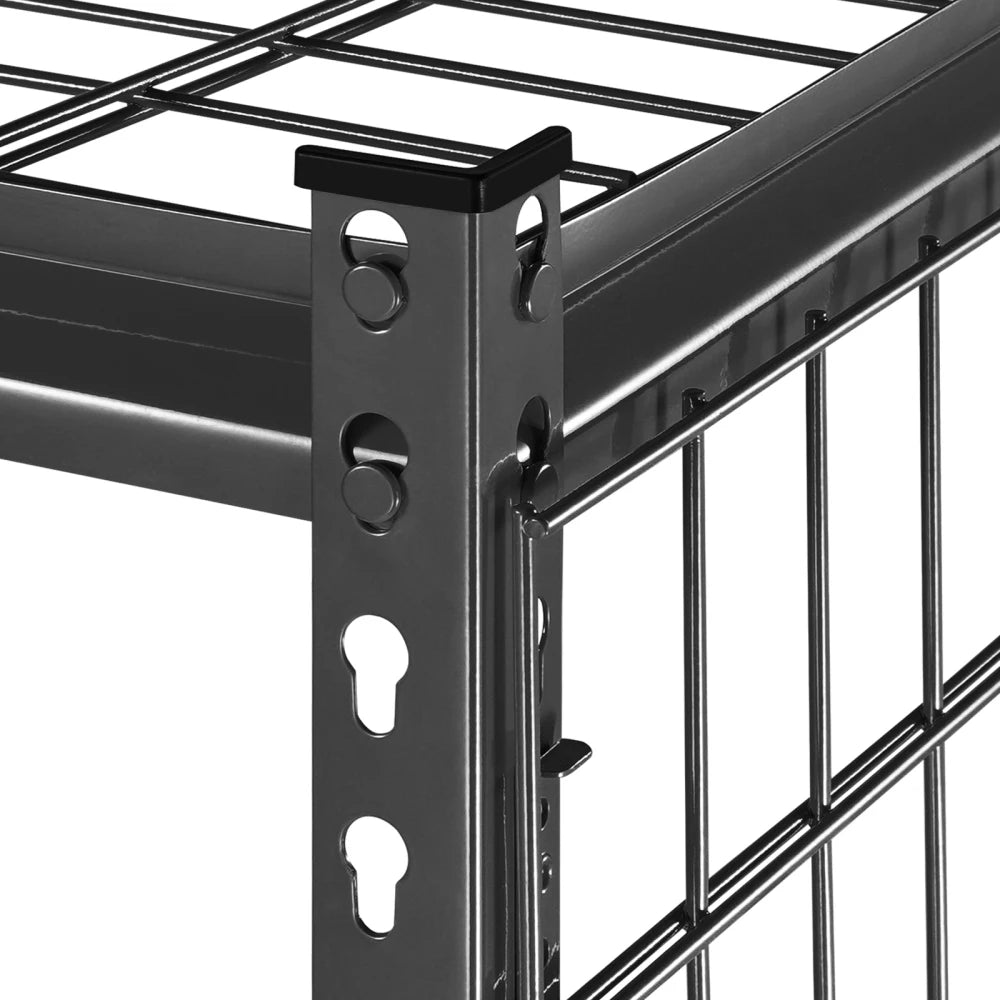 Heavy Duty Adjustable 4 Tier Storage Shelves 2400 lbs Load Capacity Storage Rack Multipurpose Display Rack for Garage Warehouse Basement Home