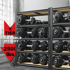 72"/60"H Garage Shelving Storage Shelves，2000LBS Capacity Heavy Duty Adjustable Storage Shelve For Closet