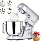 1pc Stand Mixer, 7 Quart Tilt-Head Electric 6-Speed, US Plug, Frother for milk