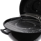 Charcoal Grill, 26Inch, Black Premium Outdoor BBQ Grill with Tuck Away Lid Holder And Touch Cleaning System,