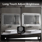 LED Bathroom Wall Mirror With Dimmable Lights