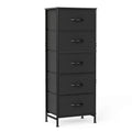 48IN Dresser With 5 Fabric Drawers Steel Frame