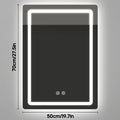 LED Bathroom Wall Mirror With Dimmable Lights