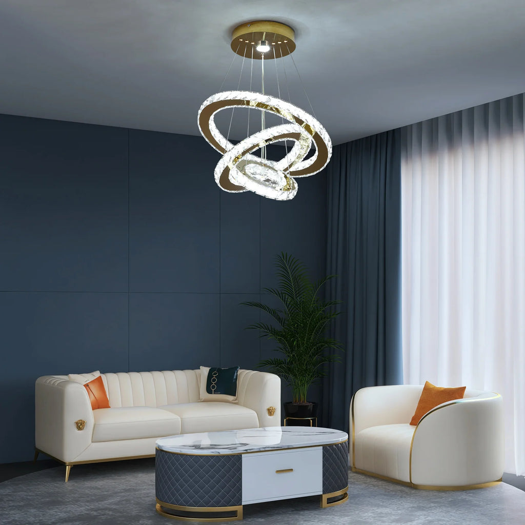French luxury crystal LED chandelier
 ﻿