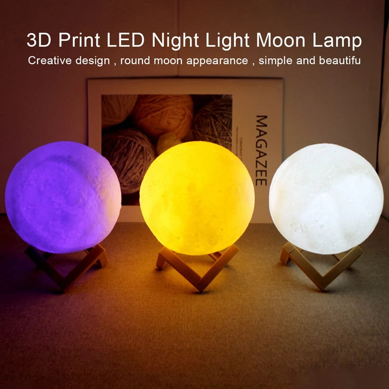 LED Moon Galaxy Night Light,  Bedroom Decoration Indoor lighting