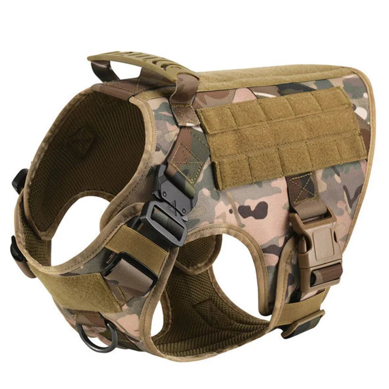Large Dog Harness And Leash Set Malinois Training Walking Vest And Collar For Medium Large Dogs