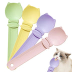 4 pcs Cat Strip Feeder, Pet Food Mixing Squeeze Spoon Tool,  Multifunctional Lickables Wet Treat Feeding Dispenser,