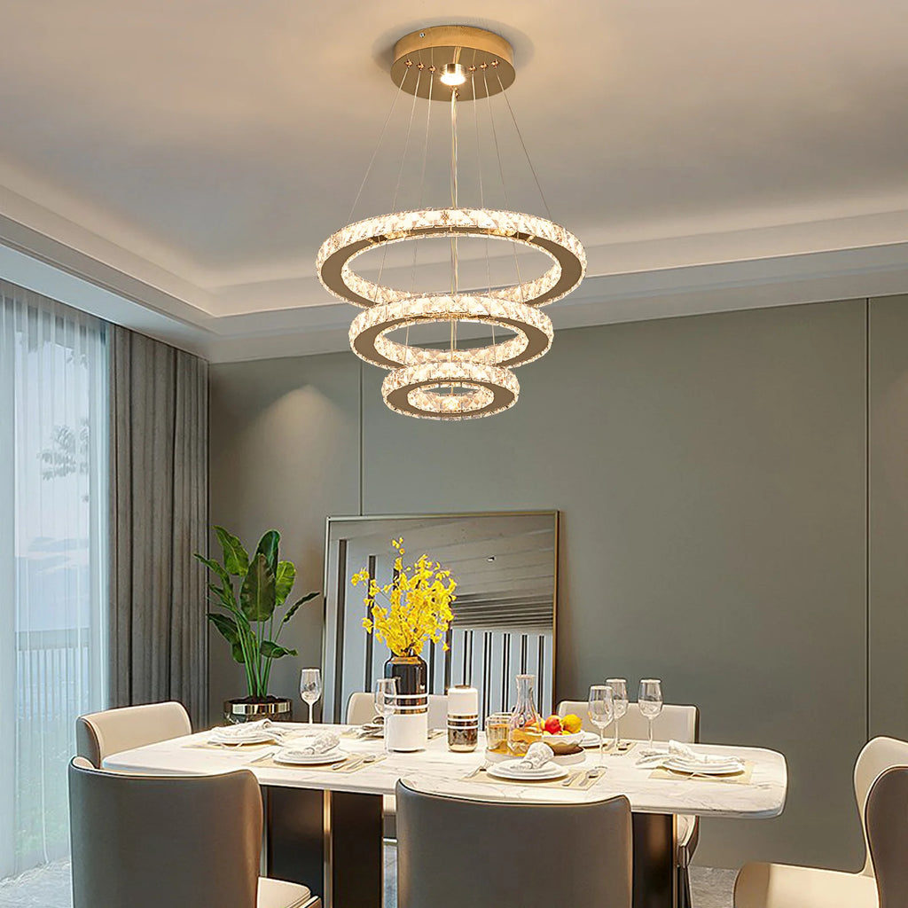 French luxury crystal LED chandelier
 ﻿
