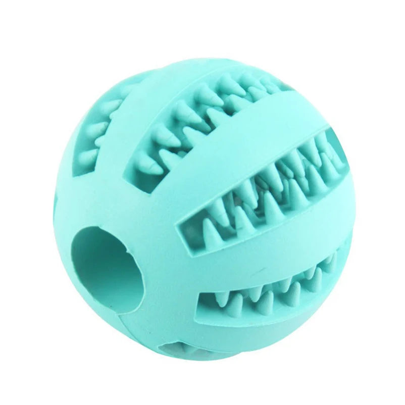 Pet toy food ball dog play exercise watermelon natural rubber cleaner teeth elastic toy