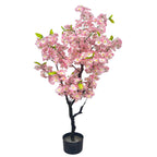 Artificial Tall Faux Cherry Blossom Tree With Pot