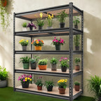 72"/60"H Garage Shelving Storage Shelves，2000LBS Capacity Heavy Duty Adjustable Storage Shelve For Closet