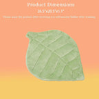 Self Warming Cat Leaf Mat, Soft Fleece & Foil Insulation, 26.5"x20.5" All-Season Pet Bed