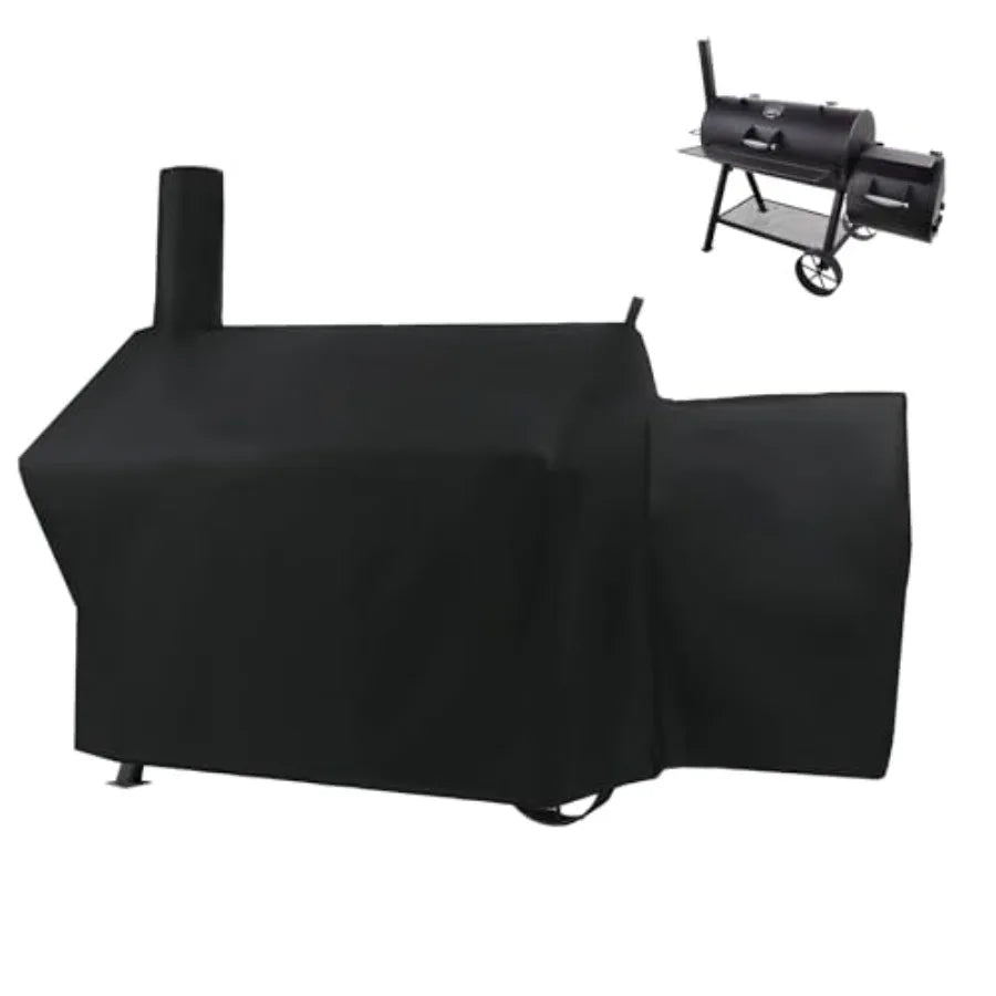 Grill Cover for Oklahoma Joe's Longhorn Offset Smoker Heavy Duty Waterproof UV Resistant