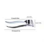 Commercial Heavy Duty Garlic Press & Multi-Tool. 18cm, Aluminum  Durable