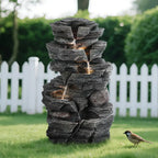 Waterfall-style Rock Water Feature Fountain