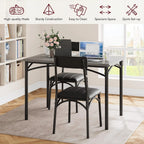 Modern Kitchen Table Set With 4 Upholstered Chairs
