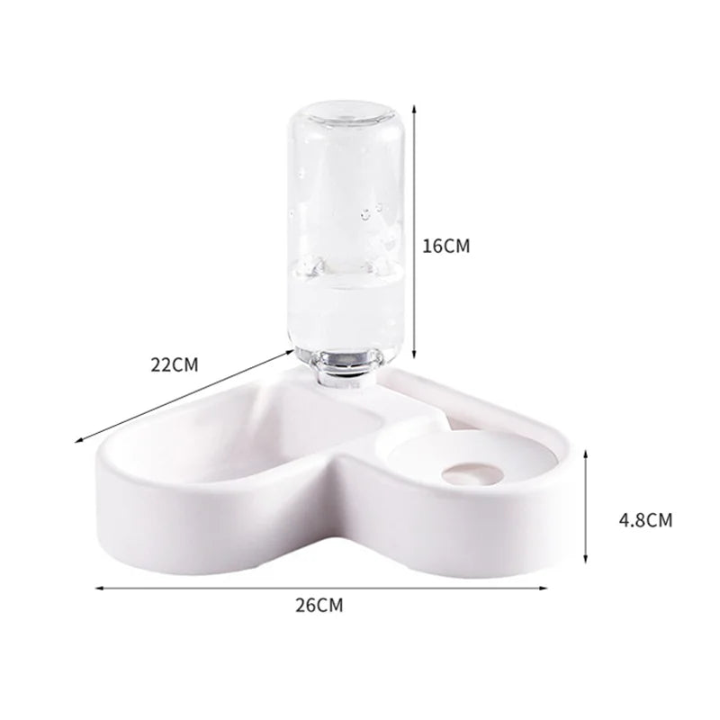 Automatic Moisture-proof Cat Bowl Dual-use Multi-functional Drinking And Feeding