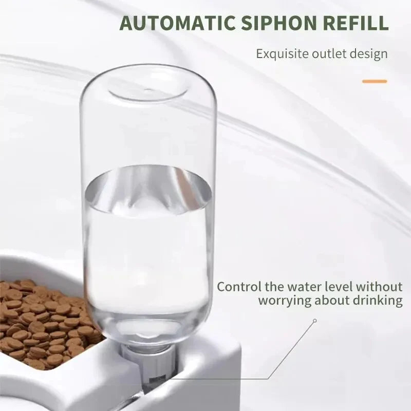 Automatic Moisture-proof Cat Bowl Dual-use Multi-functional Drinking And Feeding