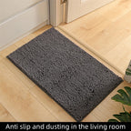 Dog Door Mat For Muddy Paws, Absorbs Moisture And Dirt, Absorbent Non-Slip Washable Mat, Quick Dry Microfiber,