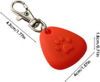 Clip-On Dog Safety Light for Night Walking, High Visibility Lightweight for All Pets, Red