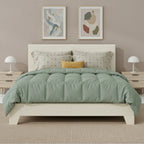 Full/Queen/King Upholstered Bed Frame with Adjustable Linen Headboard, Sturdy Wood Slats & Quiet Support