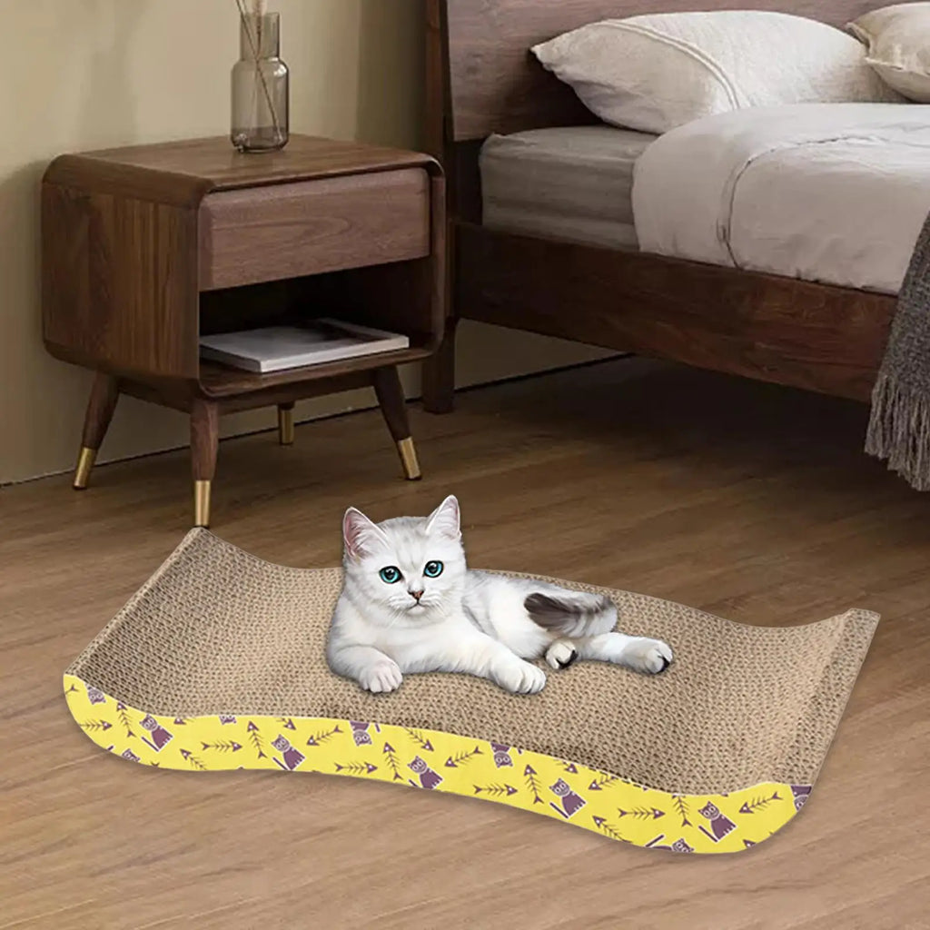 Cat Scratching Board Bed. Cardboard for Sleeping Playing. Small Medium Large Cats