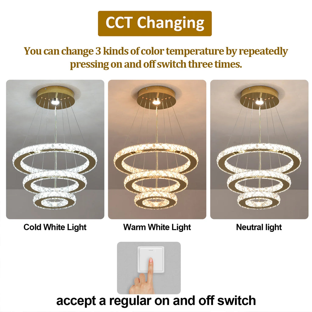 French luxury crystal LED chandelier
 ﻿