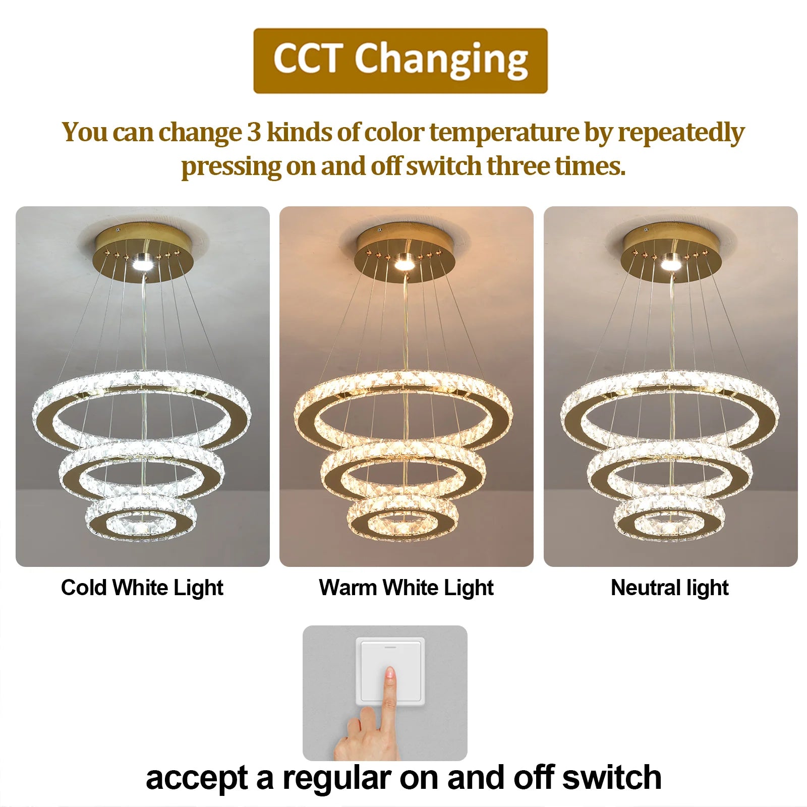 French luxury crystal LED chandelier
 ﻿