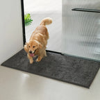 Dog Door Mat For Muddy Paws, Absorbs Moisture And Dirt, Absorbent Non-Slip Washable Mat, Quick Dry Microfiber,
