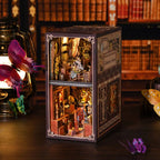 DIY Wooden Puzzle Miniature House Kit For Bookshelf Room Decoration