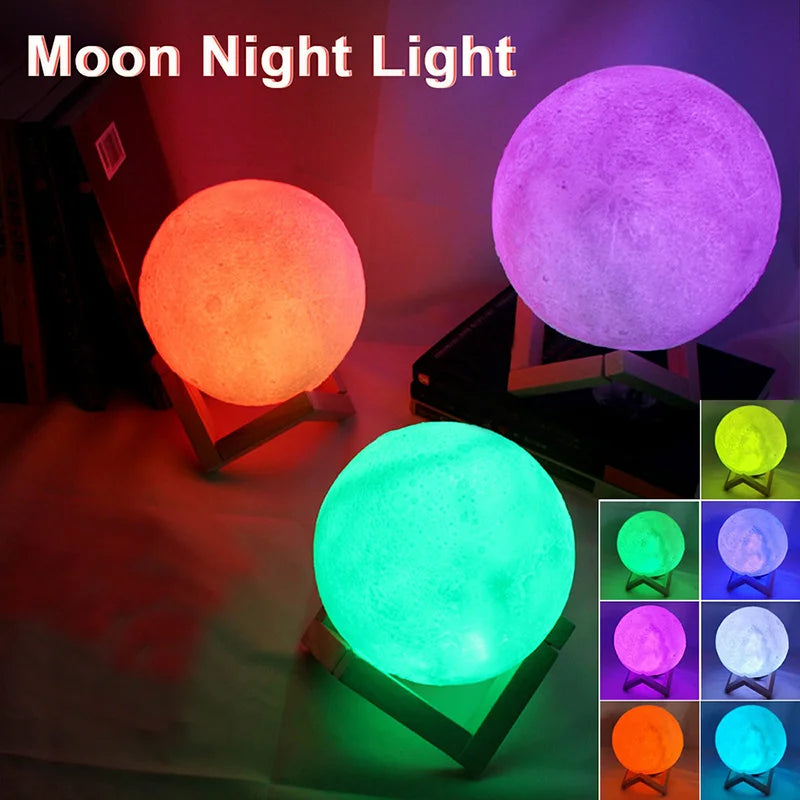 LED Moon Galaxy Night Light,  Bedroom Decoration Indoor lighting