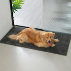 Dog Door Mat For Muddy Paws, Absorbs Moisture And Dirt, Absorbent Non-Slip Washable Mat, Quick Dry Microfiber,