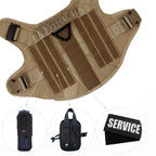 Large Dog Harness And Leash Set Malinois Training Walking Vest And Collar For Medium Large Dogs