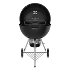 Charcoal Grill, 26Inch, Black Premium Outdoor BBQ Grill with Tuck Away Lid Holder And Touch Cleaning System,