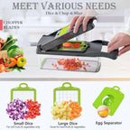 Multi-Functional Kitchen Slicer Dicer for Fast Meal Preparation