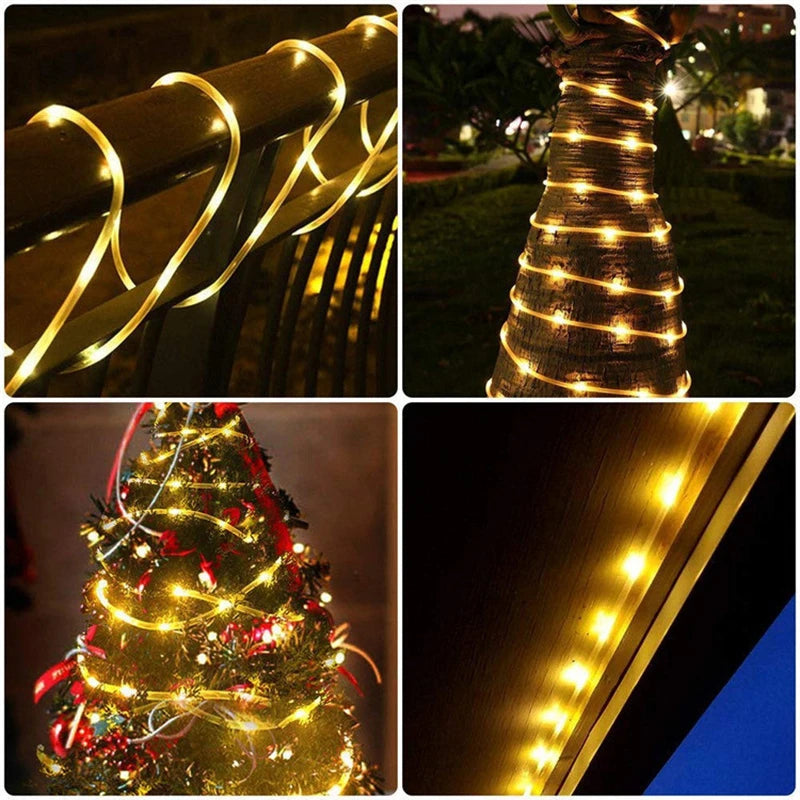 Solar LED Waterproof Rope Lights