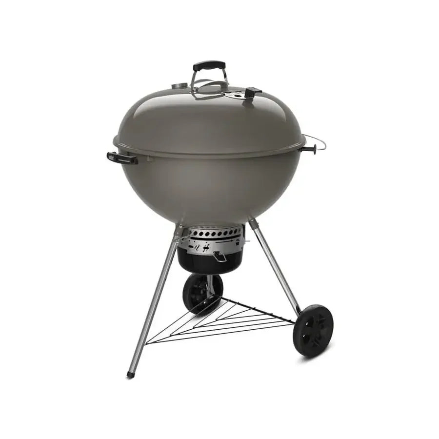 Charcoal Grill, 26Inch, Smoke Gray Premium Outdoor BBQ Grill with Tuck Away Lid Holder and OneTouch Cleaning System,