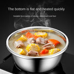 Scaled Mixing Bowl Stainless Steel Whisking Bowl For Knead Dough Salad Cooking Baking Container Kitchen Supplies