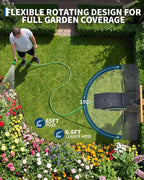 Retractable Garden Hose Reel 1/2 X 65/100 ft & 5/8 X 65/90 ft, 180° Wall Mount Swivel, Auto Rewind For Yard Use