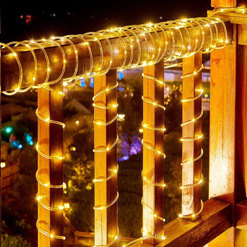 Solar LED Waterproof Rope Lights