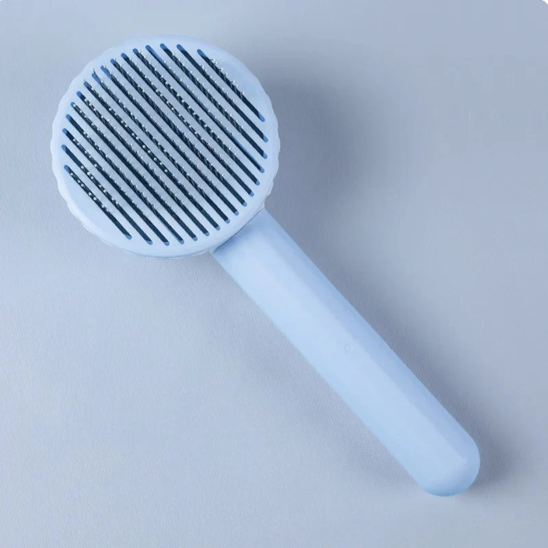 Dog Comb Pet Hair Removal Brush Cats and Dogs Special Comb Beauty Massage Self-cleaning Needle Comb Pet Supplies