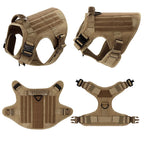 Large Dog Harness And Leash Set Malinois Training Walking Vest And Collar For Medium Large Dogs