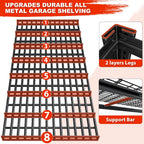 78" H Garage Shelving 3000LBS Heavy Duty Storage Shelves Adjustable 5 Tier Metal Shelving Unit for Storage Rack Storage