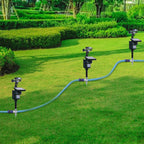 Motion Activated Sprinkler with Solar Panels Deter Cats, Birds, Repellent Outdoor Lawn Garden Motion. Sensor Water Sprinkler
