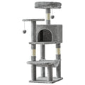 44In Cat Tree Tall Multi-Cat Climbing Tower for Pet Furniture Natural Sisal Scratching Posts Stable Pet House for Indoor Cat