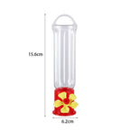 1Pc Portable Humming Bird Transparent Plastic Leak-proof Water Feeder