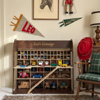 Toy Car Garage Storage - Natural