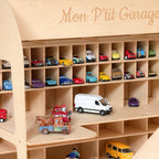 Toy Car Garage Storage - Natural